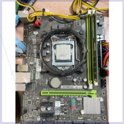 【议价】磐正H110MV-Q7+G3930,无挡板,包点亮