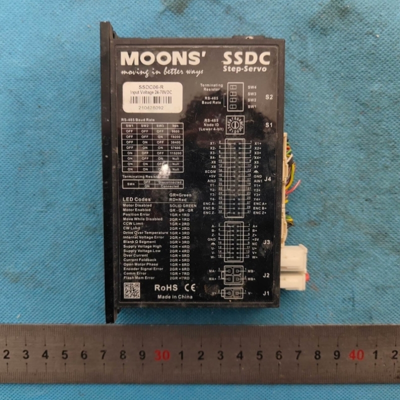 【议价】鸣志 MOONS步进伺服驱动器SSDC06-R,电压DC2