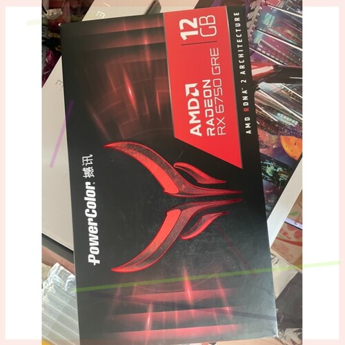 【议价】撼讯红魔6750gre 12g几乎 原码原盒,京东购买