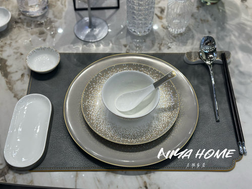 NIYA尼雅麦琪骨质餐具套装会所餐厅家用摆台