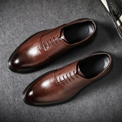 Black Mens Formal Shoes For Men 2021 Shoe Wedding Leather