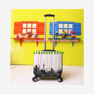 17“ small cabin suitcase trolley luggage case travel bags