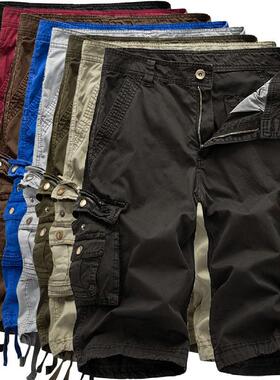 Plus size 48 Cargo shorts Clothes short pants for men summer