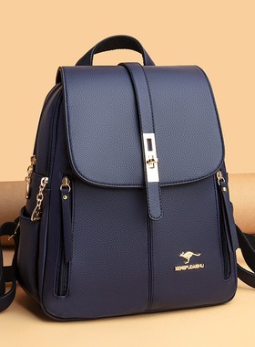 leather Bag Bags Bagpack Backpack For Women Schoolbag girls