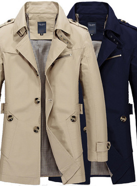 Coat Jacket Long clothes Men Trenchcoat Fashion For Winter