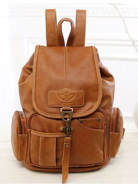 Women Backpack High Quality Leather School Girl Shoulder Bag