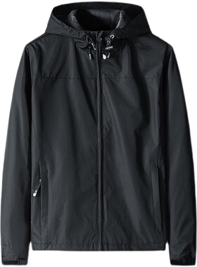 men Travel Waterproof Raincoat Hooded Hiking Jacket 防雨外套