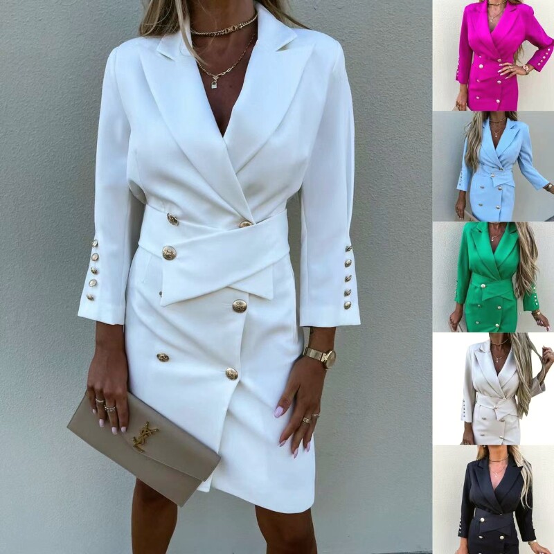 women's cross-border suit collar slim fit slim jacket
