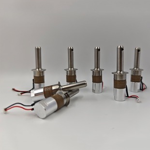 小型超声波切割换能器钛合金40kHz 30W手持式超声波切割刀换能器