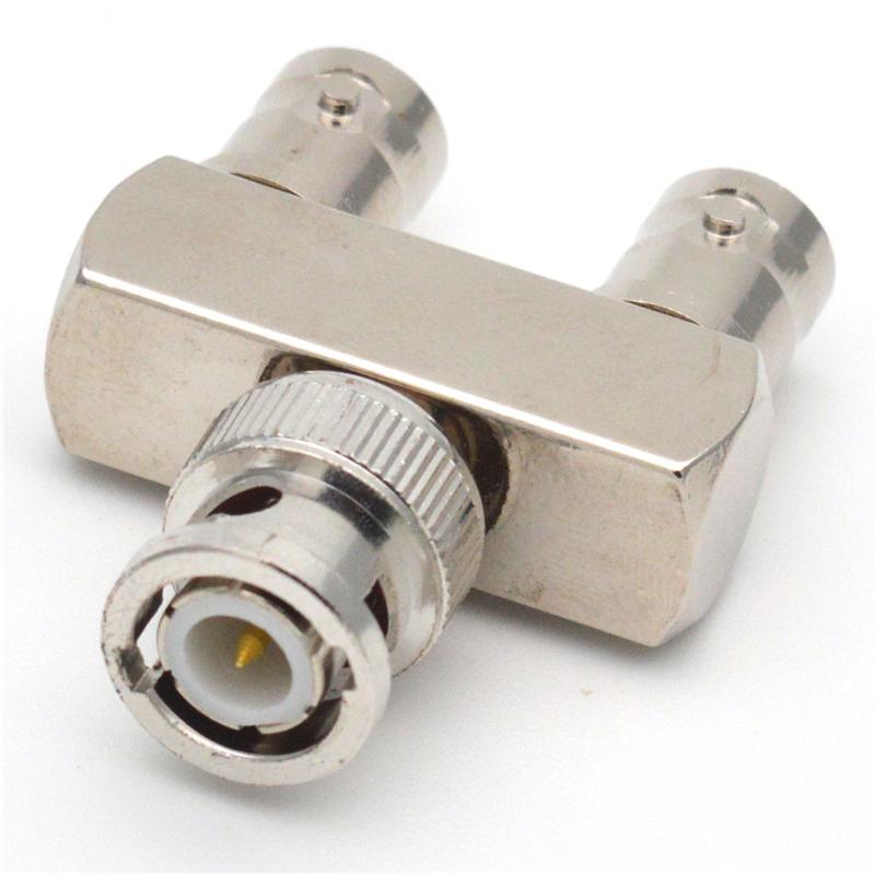 转接器全铜BNC三通一公转二母Y型