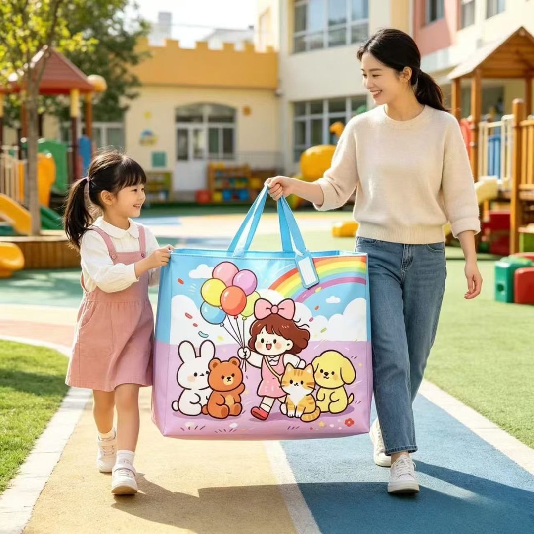 防水防潮幼儿园被子收纳袋三件套
