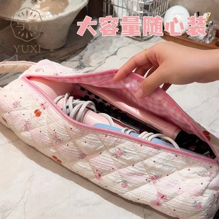 新款吹风机包适用戴森徕芬旅行防烫卷发棒直板夹收纳袋女士手拿包