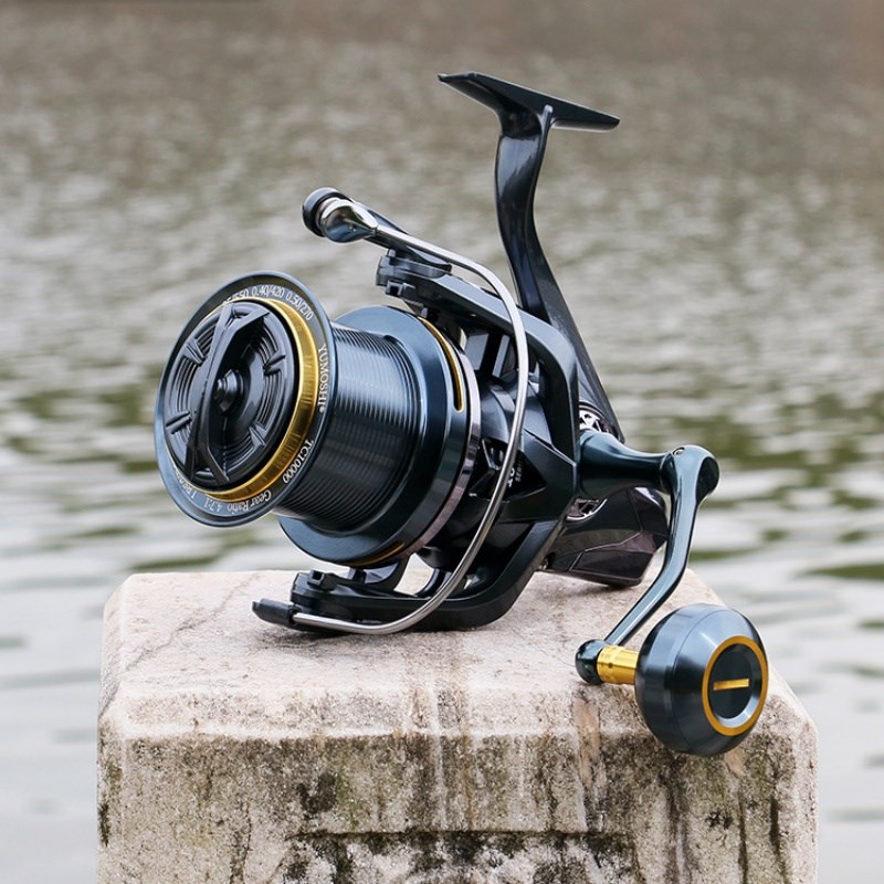 平衡卷纺车轮大物远投轮全金属无间隙10000锚鱼轮锚杆缓降海钓轮