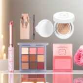 儿童纯植物无毒舞台妆幼儿园专用口红彩妆套装 小绿盾 韩国出品