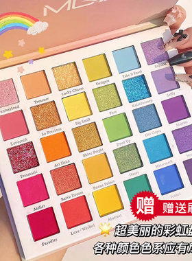 小绿盾'韩国出品'儿童舞台妆彩色蓝色绿色紫色亮片无毒水洗眼影盘