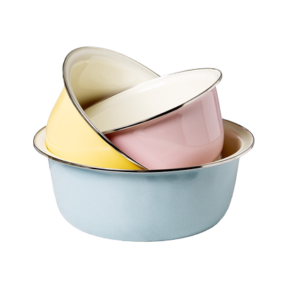 日本进口多玛德珐琅搪瓷盆子