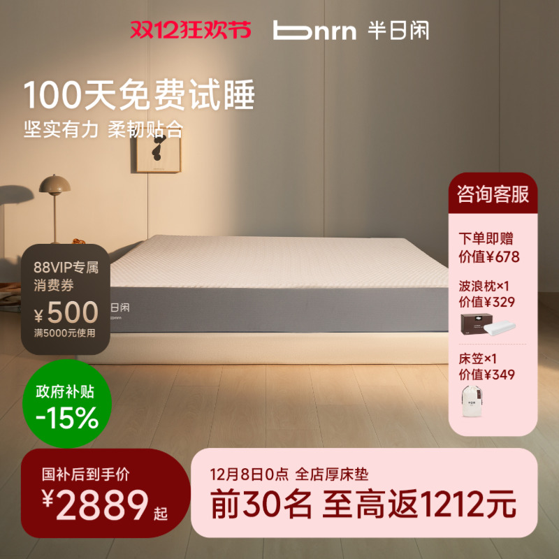 科学撑腰记忆棉独立弹簧床垫