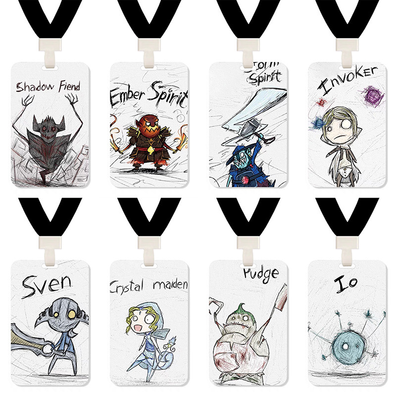 卡套证件套工牌饭卡公交门禁卡保护套银行卡套DOTA2刀塔游戏周边