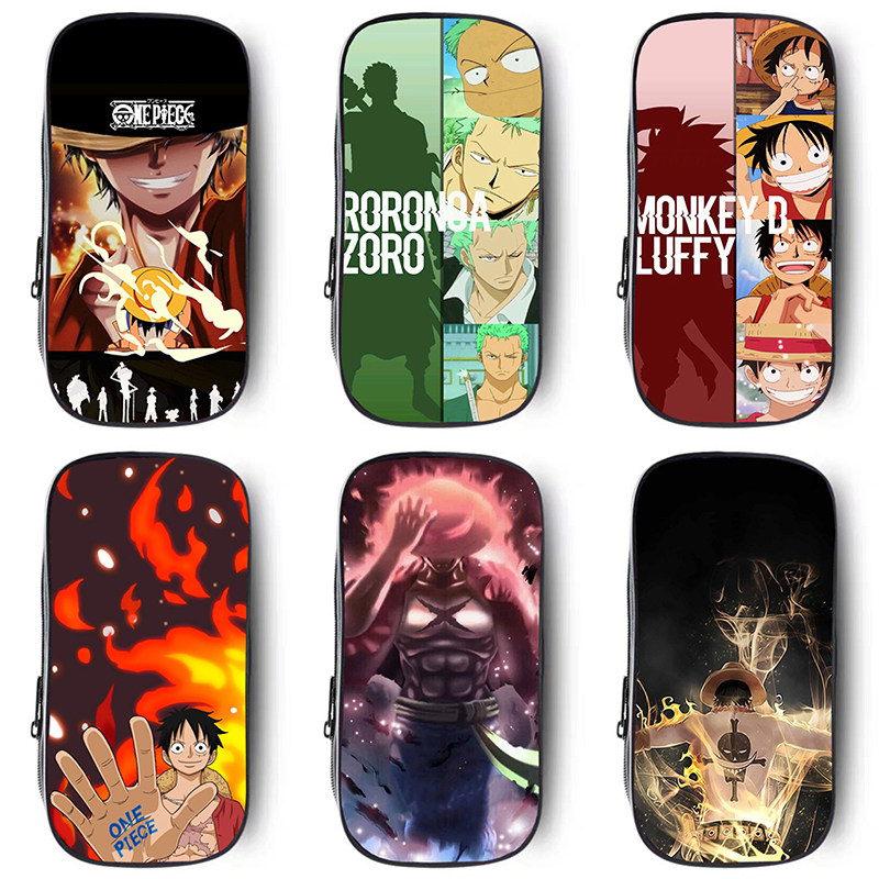 海贼王大容量笔袋男孩子小学生多层三层高初中男生款2022新款流行