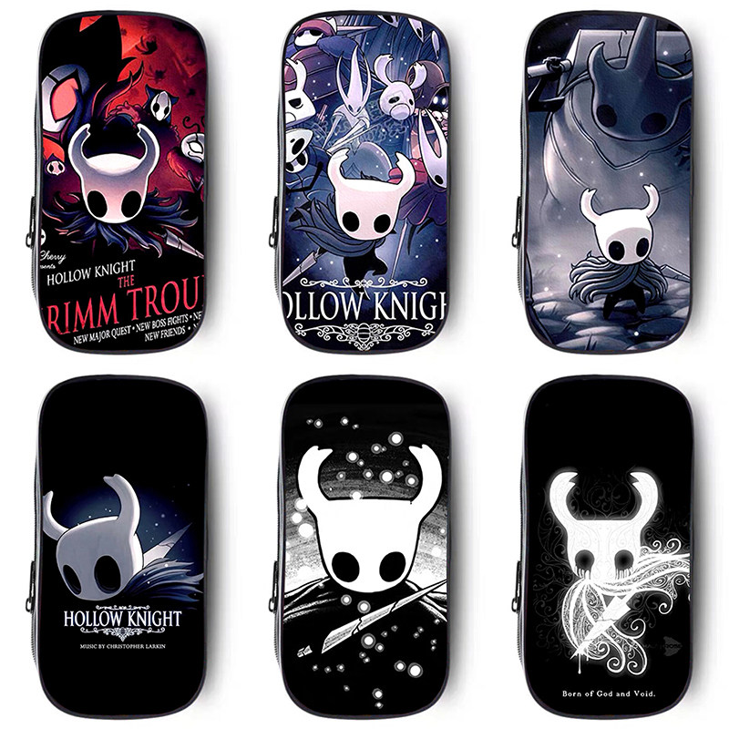 空洞骑士笔袋大容量儿童铅笔盒布游戏文具盒初中小学生笔袋男孩子