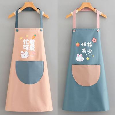 围裙2025新款家用厨房防水防油做饭工作服女围腰餐饮专用网红超强