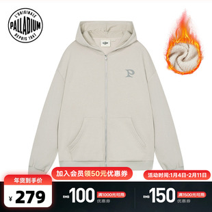 PALLADIUM帕拉丁上装时尚连帽撞色加绒保暖女款外套1913527