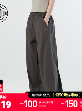 PALLADIUM帕拉丁休闲百搭户外运动松紧裤腰女款长裤伞兵裤1912644