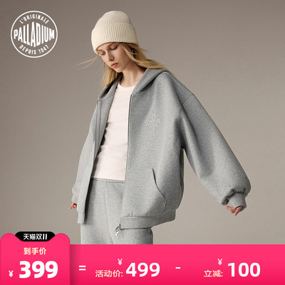 PALLADIUM帕拉丁上装鸢尾花立体绣花设计女款外套1912903