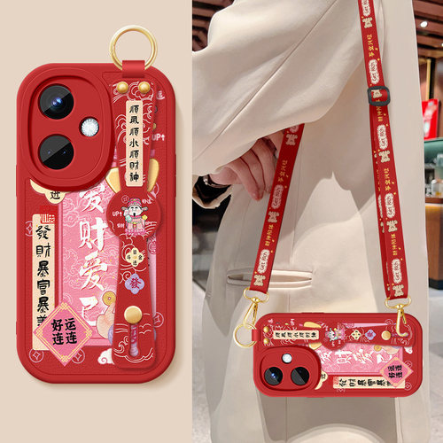 小羊皮细腻手感★天使眼镜头保护★大气高端