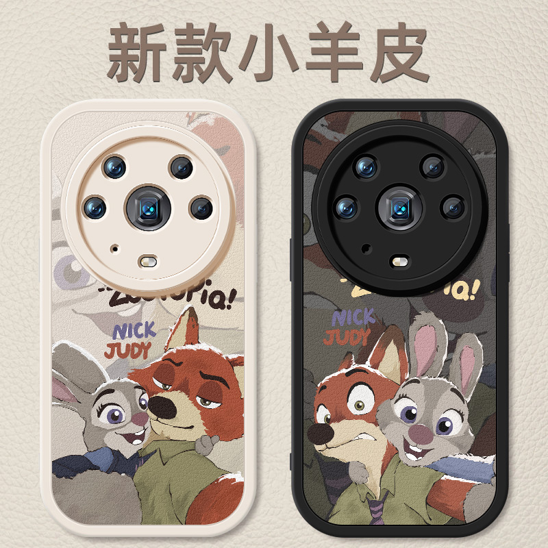 小羊皮细腻手感★天使眼镜头保护★大气高端