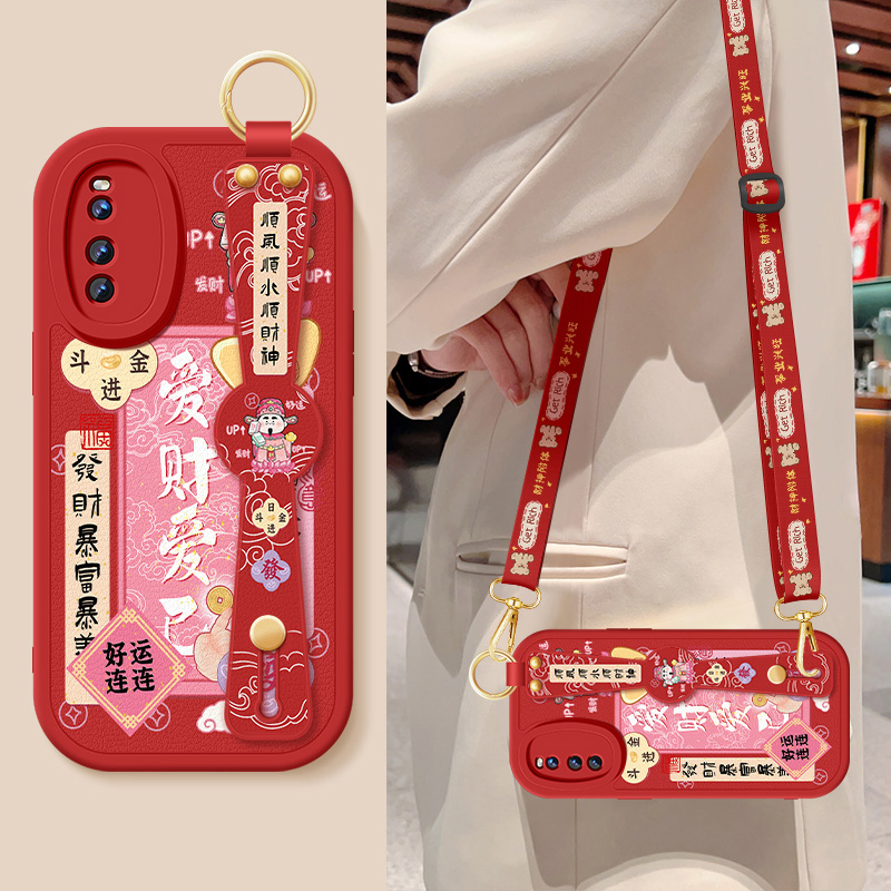 小羊皮细腻手感★天使眼镜头保护★大气高端