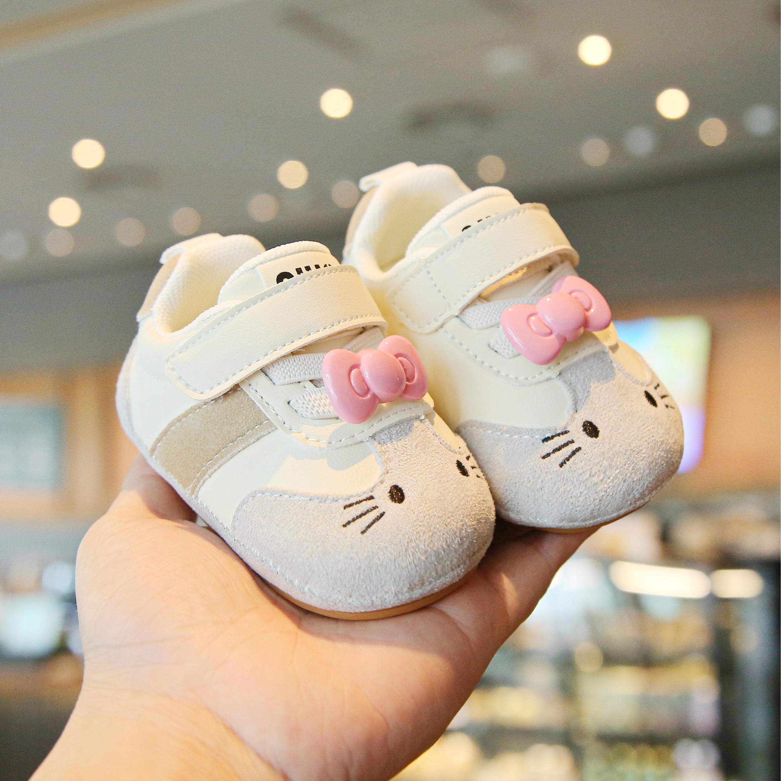 秋季单网学步鞋0-1岁婴幼儿单网学步鞋女宝防滑透气单网学步鞋9