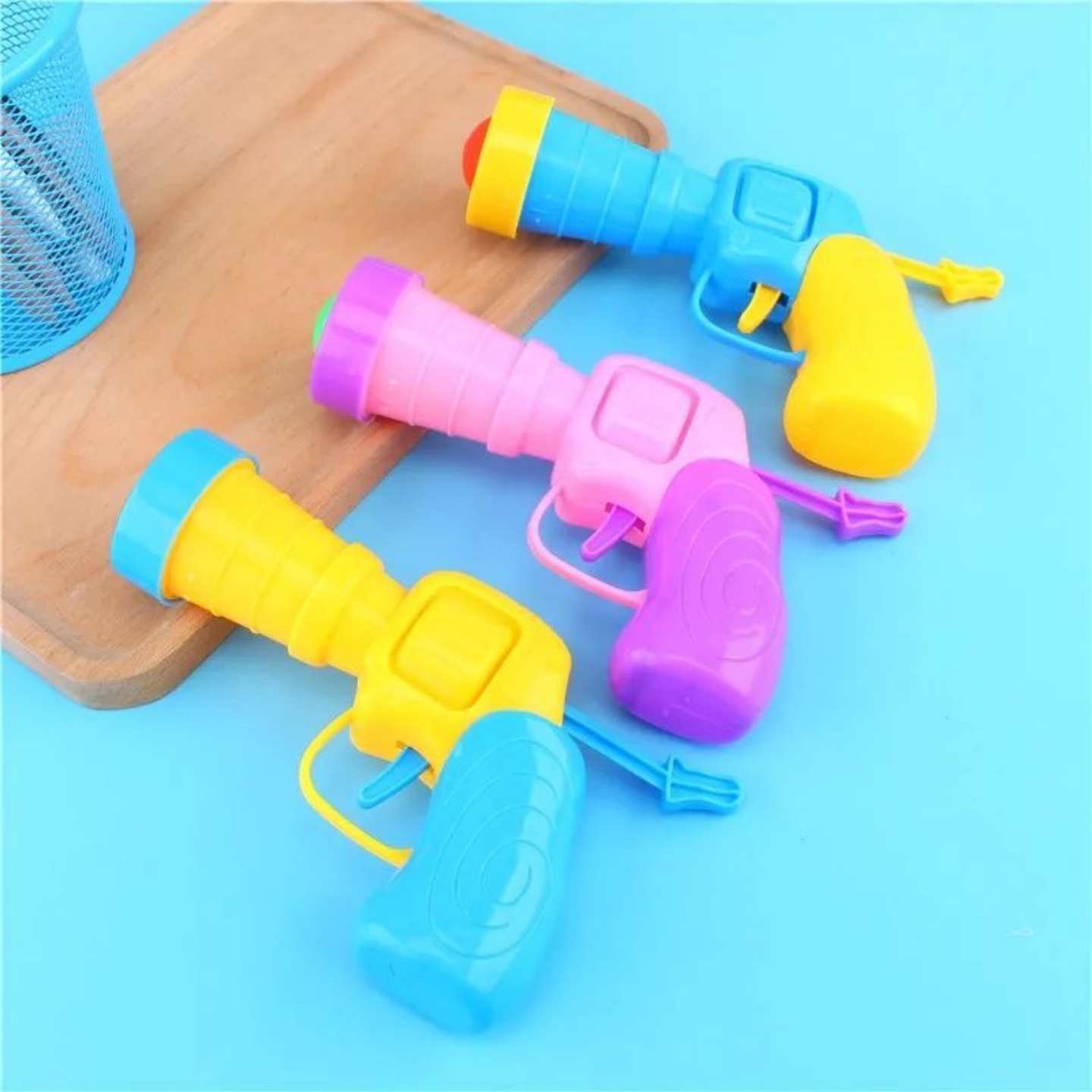 儿童弹力乒乓球枪塑料发射手枪