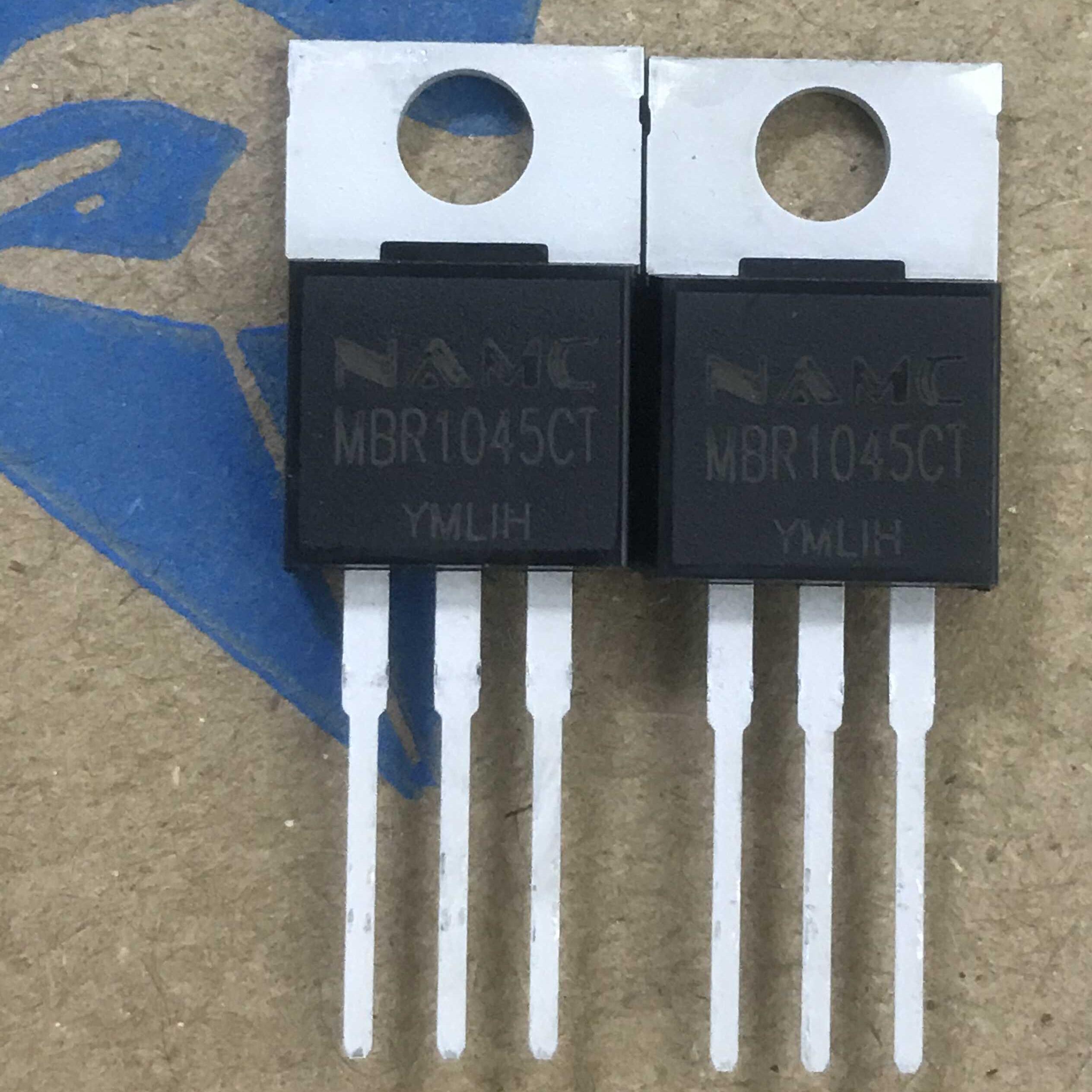 厂家直营MBR1045CT TO-220直插 10A电流45V耐压 肖特基整流二极