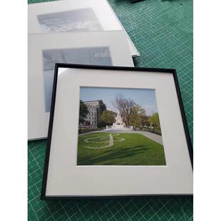 高端铝合金相框无酸卡定制金属相框纸板海报摄影展挂墙挂桌