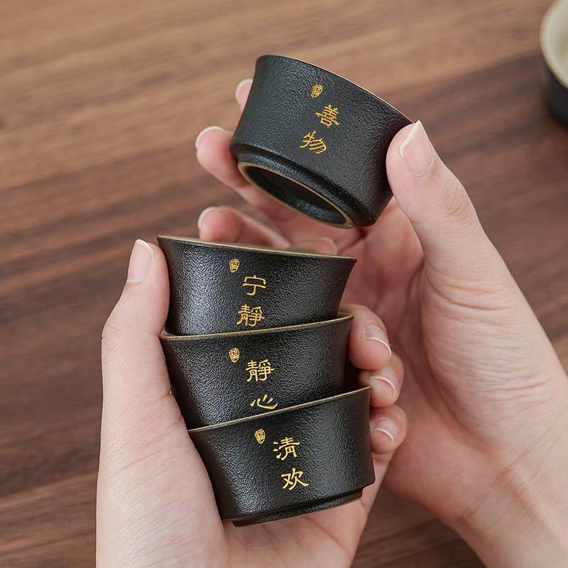 禅意主人杯单杯功夫茶具品茗杯个人杯简约陶瓷茶杯茶盏茶碗小杯子,餐饮具,茶杯,淘宝优惠券,粉丝福利购,淘宝优惠卷