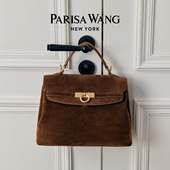 明星同款 麂皮Grace格蕾丝系列中号手提包斜挎包