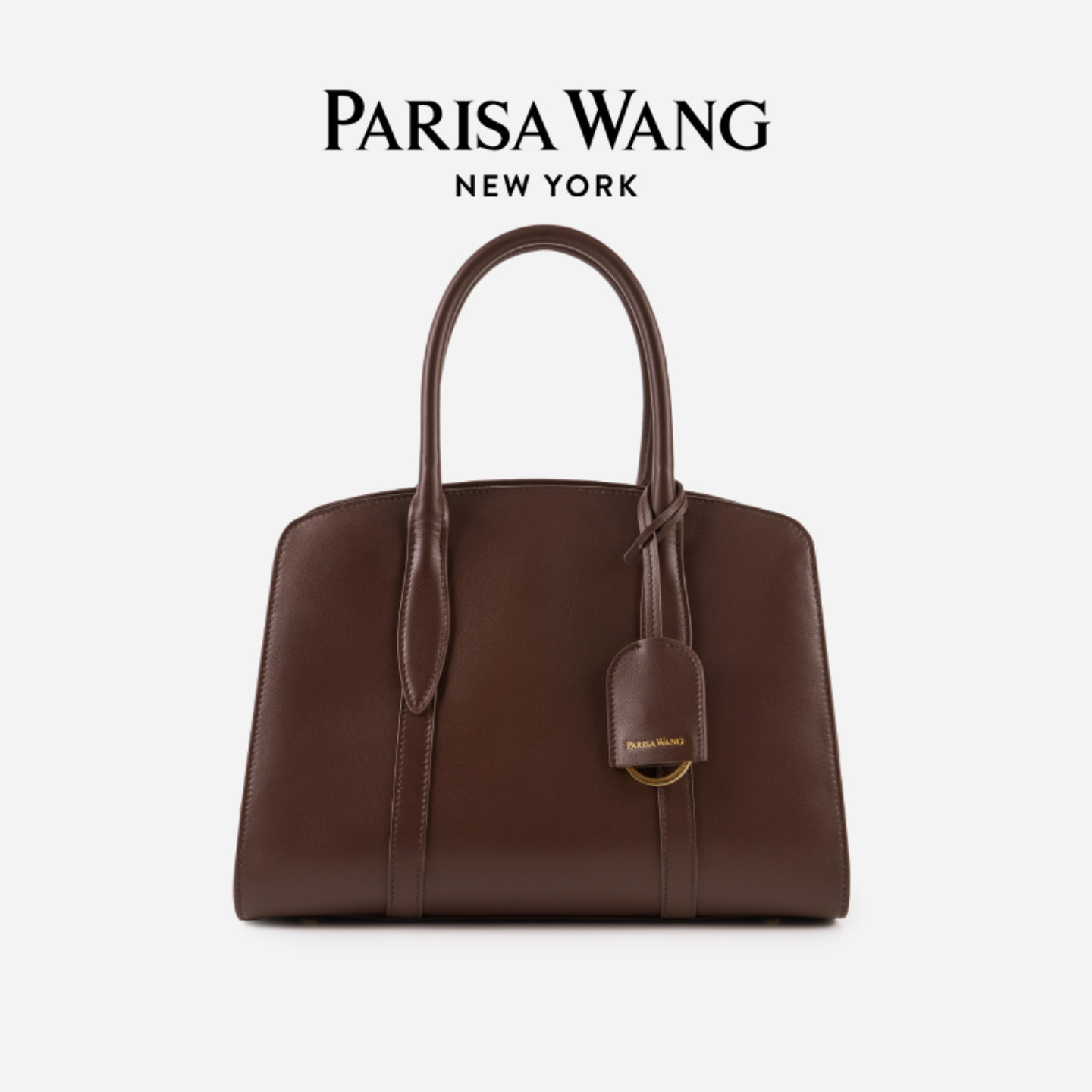 Parisa Wang26夏季嘉柏丽系列27中号波士顿包手提斜挎通勤牛皮