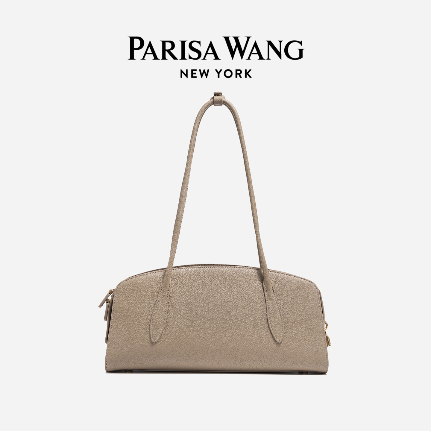 Parisa Wang荔枝纹牛皮法棍包腊肠包嘉柏丽系列