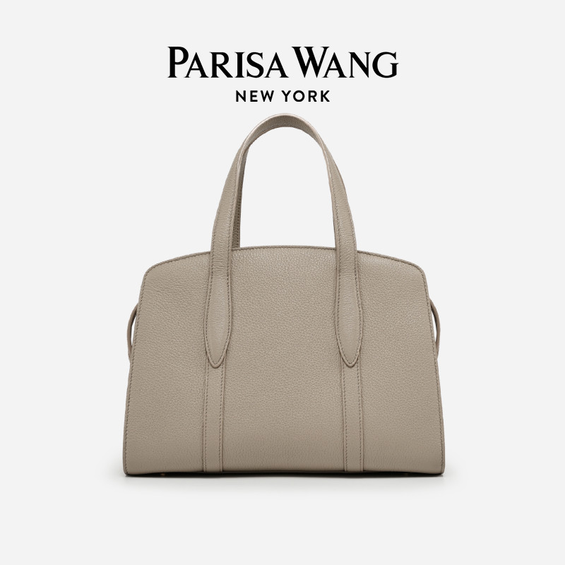Parisa Wang嘉柏丽系列Gabrielle27中号手提斜挎包通勤公文