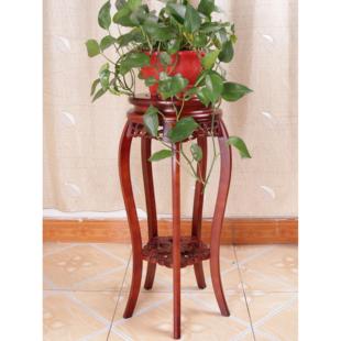 实木花架中国榆树多层阳台储物架卧室古董花木蜘蛛兰花盆景架节省