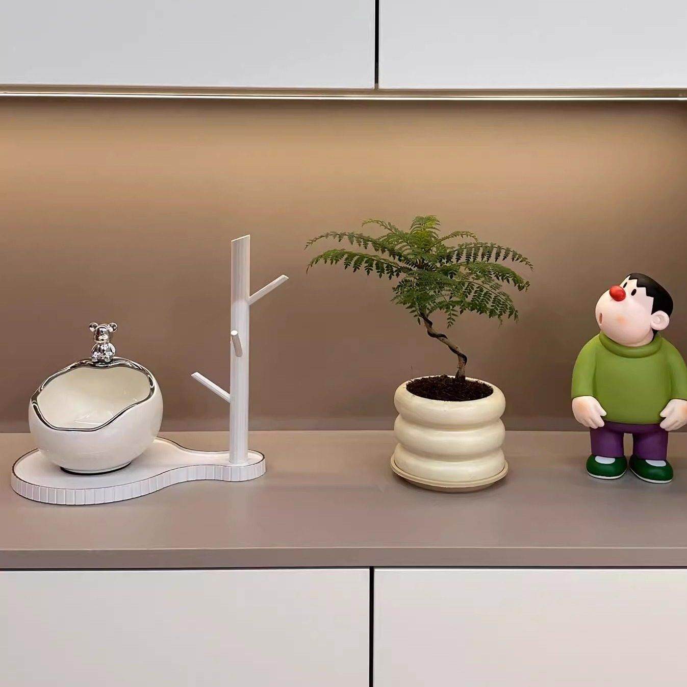 轻奢入户玄关摆件钥匙收纳进门门口鞋柜客厅装饰品乔迁新居礼品,家居饰品,桌面摆件,淘宝优惠券,粉丝福利购,淘宝优惠卷