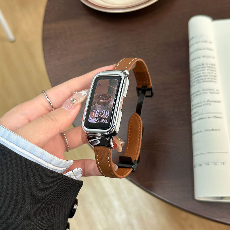 鑫景辉华为手环磁吸扣皮质表带