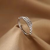 招财转运如意算盘铜钱戒指简约百搭轻奢小众女复古风食指环可调节