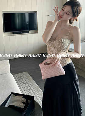 Hello 17「油画少女」纯欲天花板蕾丝鱼骨吊带背心女带胸垫