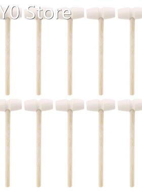10 Pcs Wooden Hammers Toys for Chocolate Breakable Heart Min