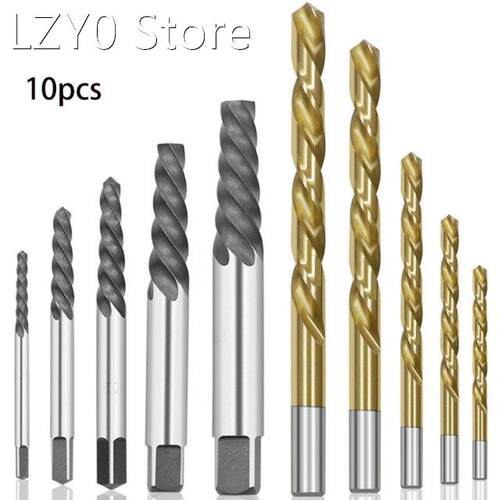 50pcs Twist drill bit straight handle high speed steel cobal