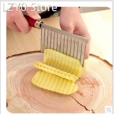 Potato Wavy Edged Making Tool Stainless Steel Kitchen Cuttin