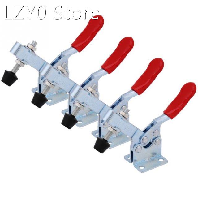 4Pcs Metal Horizontal Quick Release Toggle Clamps For Fixing