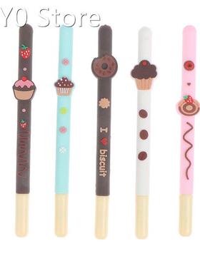 1 Pcs Stationery Cute Biscuit Gel Pen School Office Kawaii S